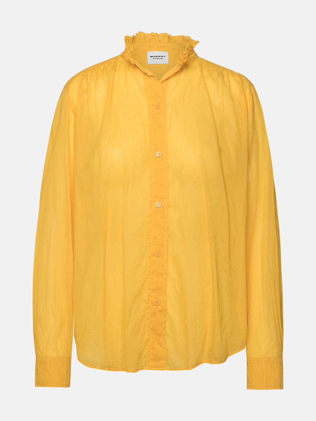 Marant Etoile 'gamble' Yellow Cotton Shirt