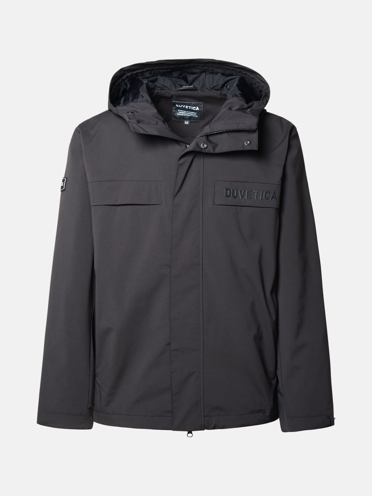 Shop Duvetica 'seito' Black Polyamide Jacket