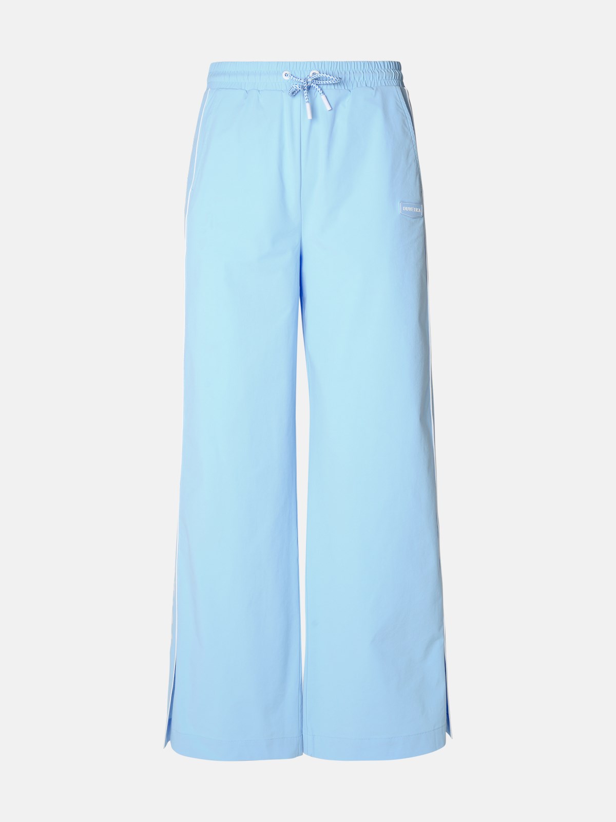 Shop Duvetica 'trena' Light Blue Polyamide Blend Trousers