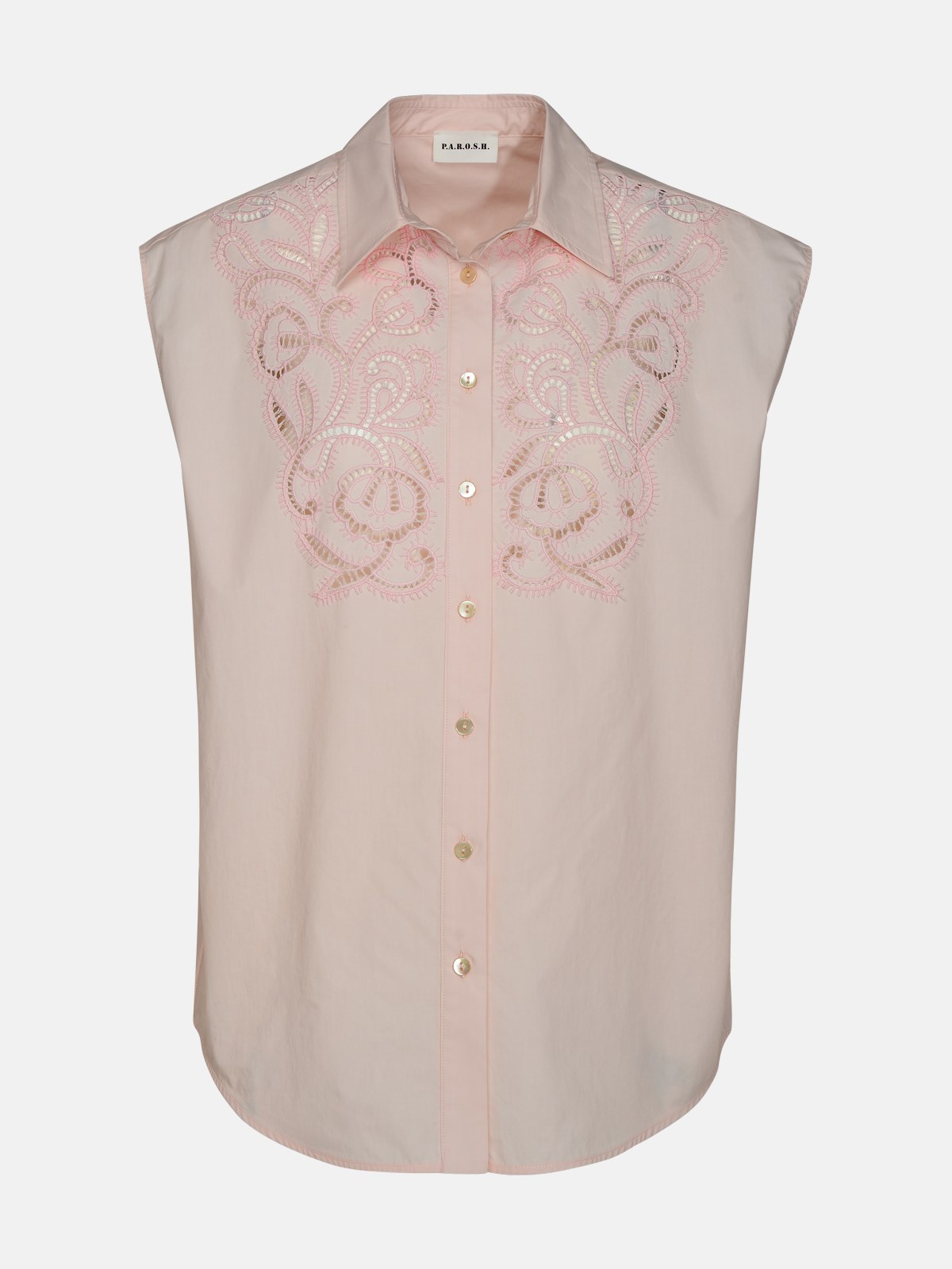 P.a.r.o.s.h Pink Cotton Shirt