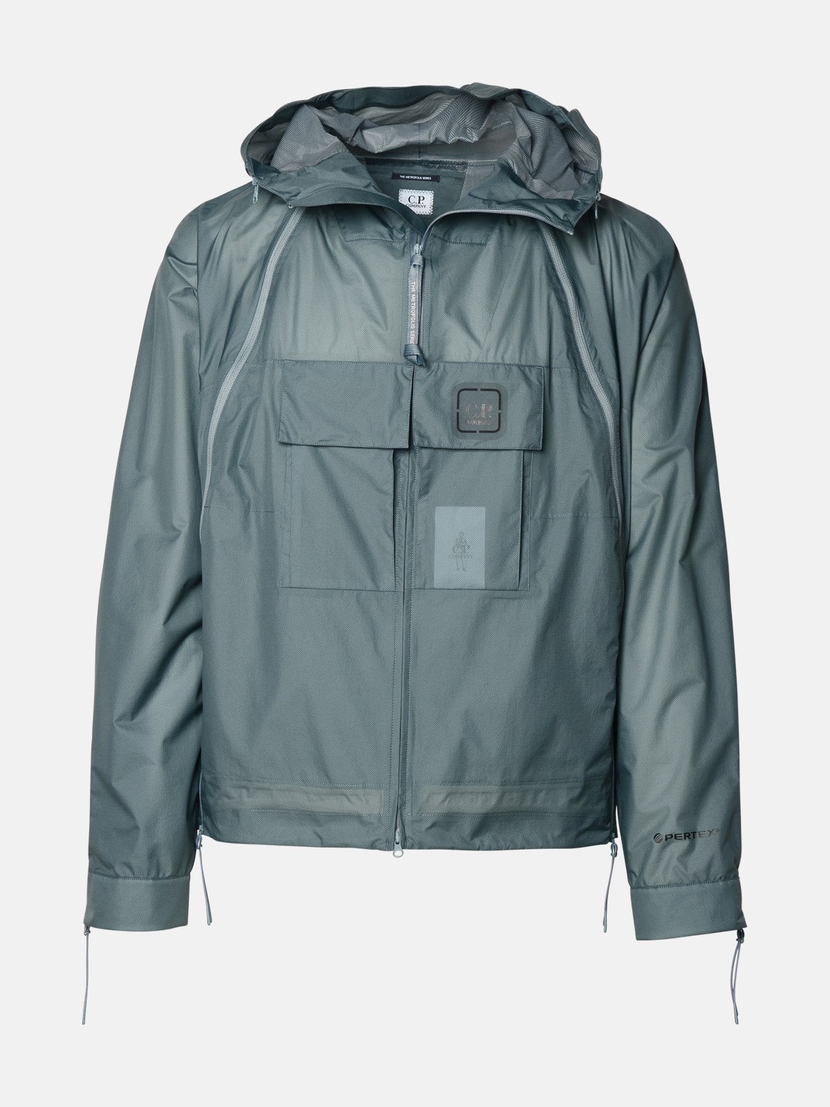 Shop C.p. Company 'pertex' Grey Nylon Jacket
