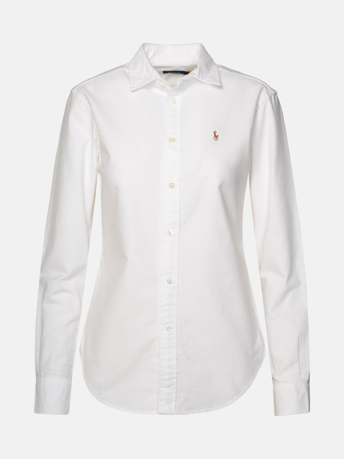 Shop Polo Ralph Lauren White Cotton Shirt