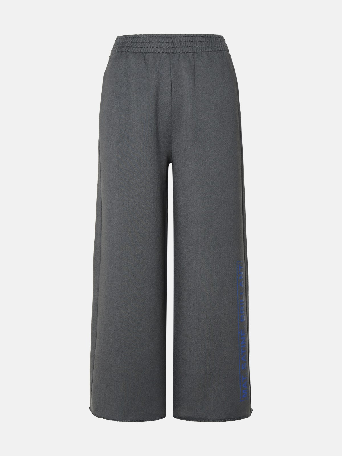 Shop Mm6 Maison Margiela Gray Cotton Pants In Grey