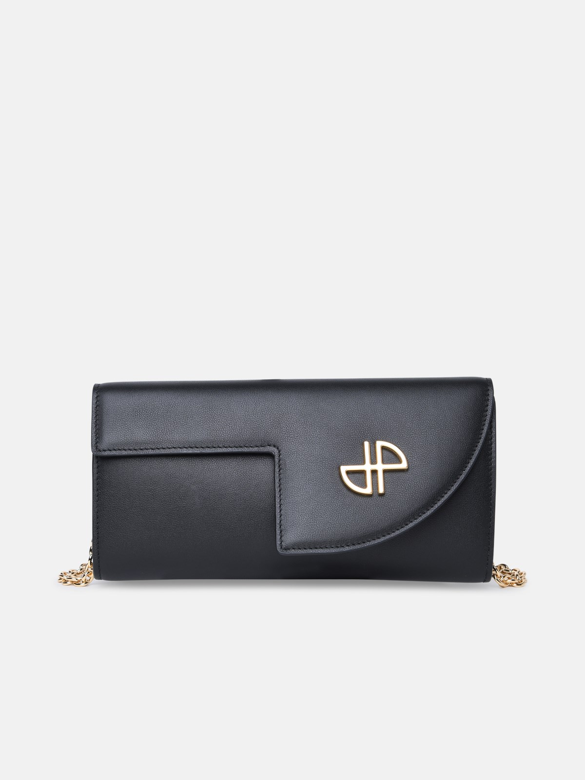 Patou 'jp' Black Leather Crossbody Bag