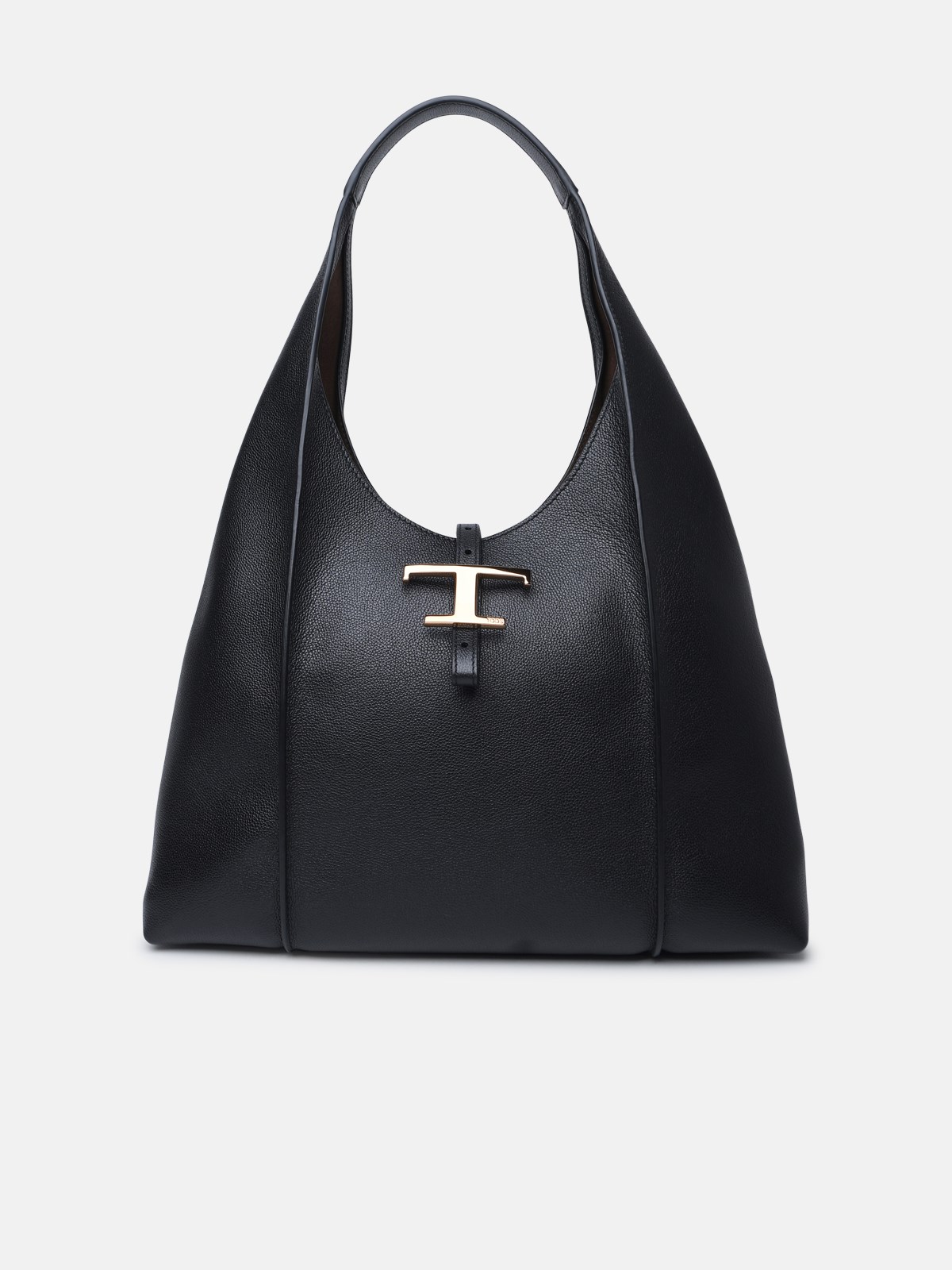 Tod's Brown Leather Bag In Black