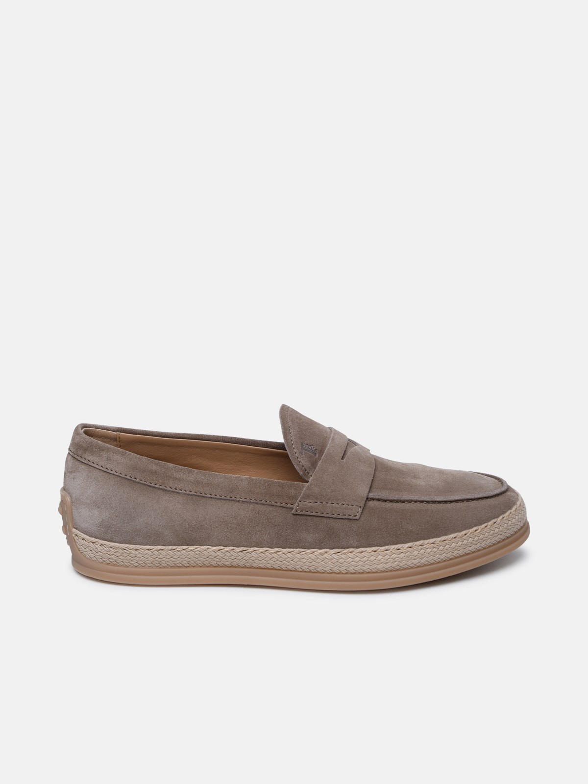 Tod's Beige Suede Loafers