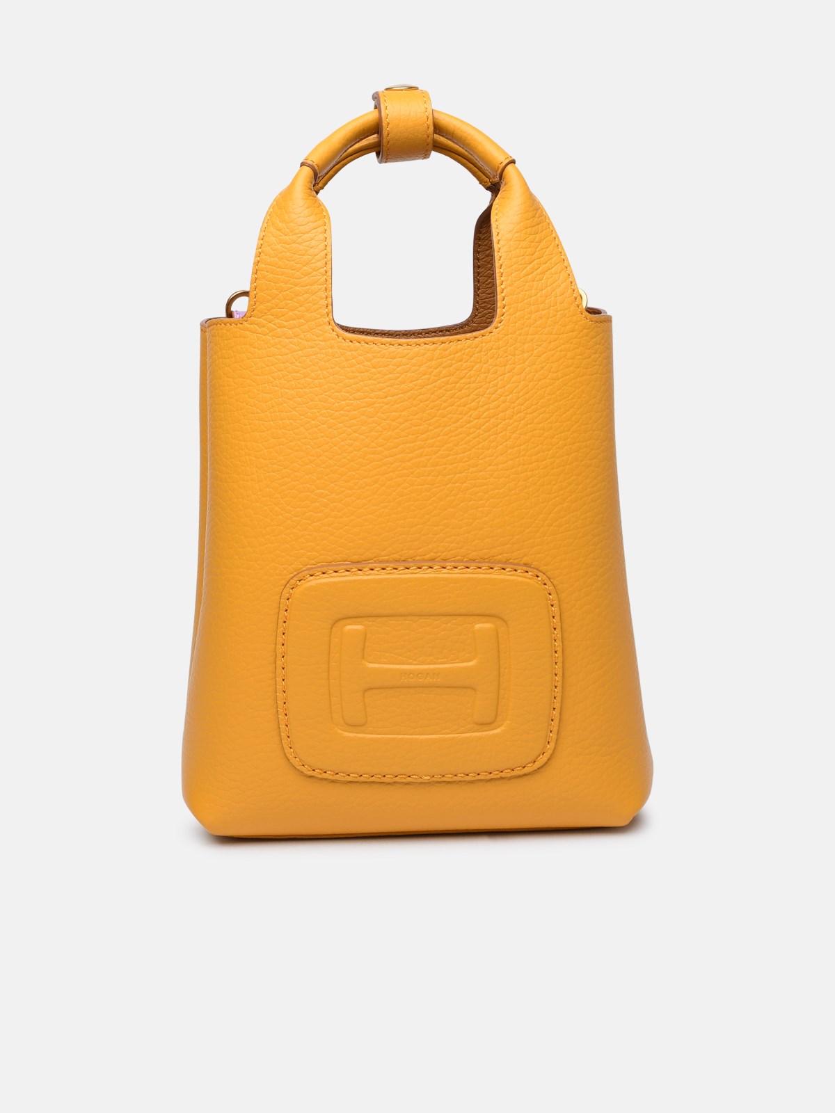 Hogan Yellow Leather Bag