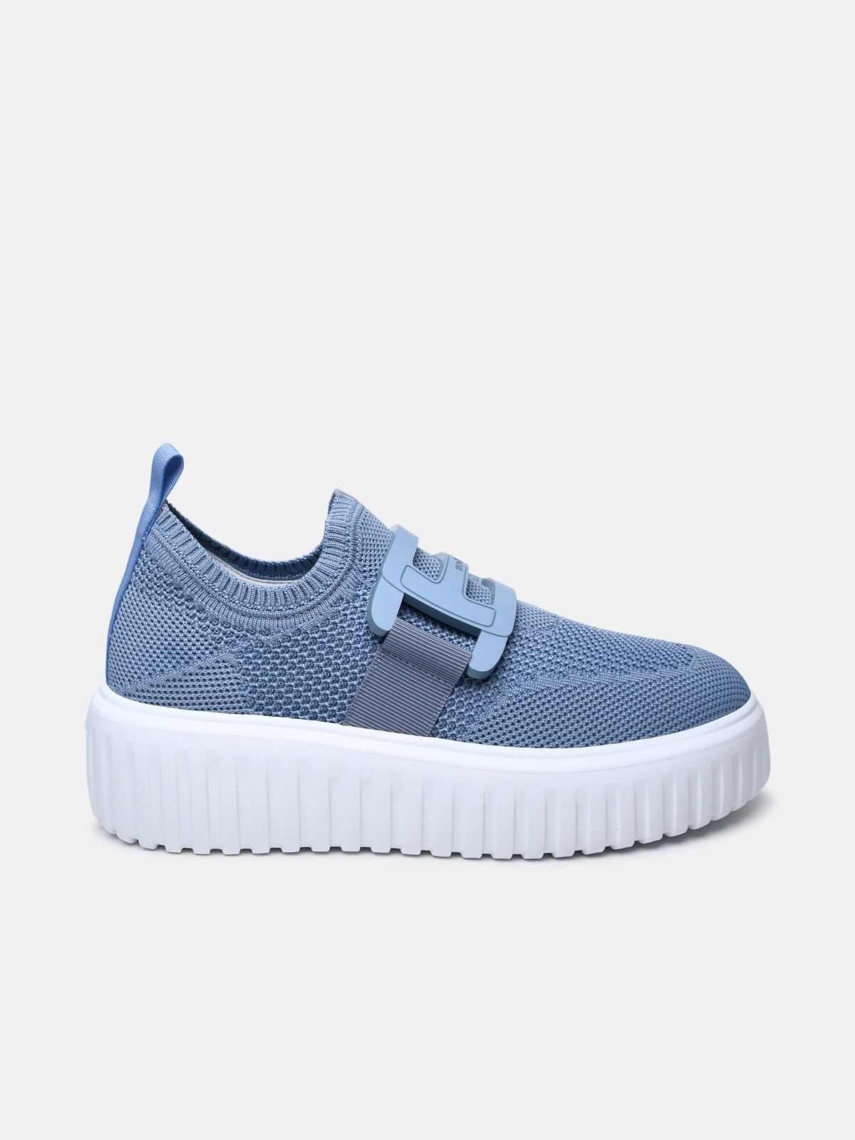 Hogan Sneakers In Light Blue Fabric