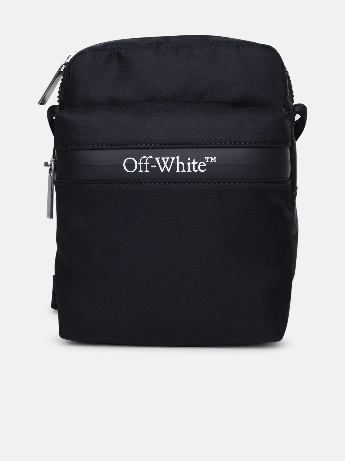 Off-White Kids logo plaque changing bag - Black