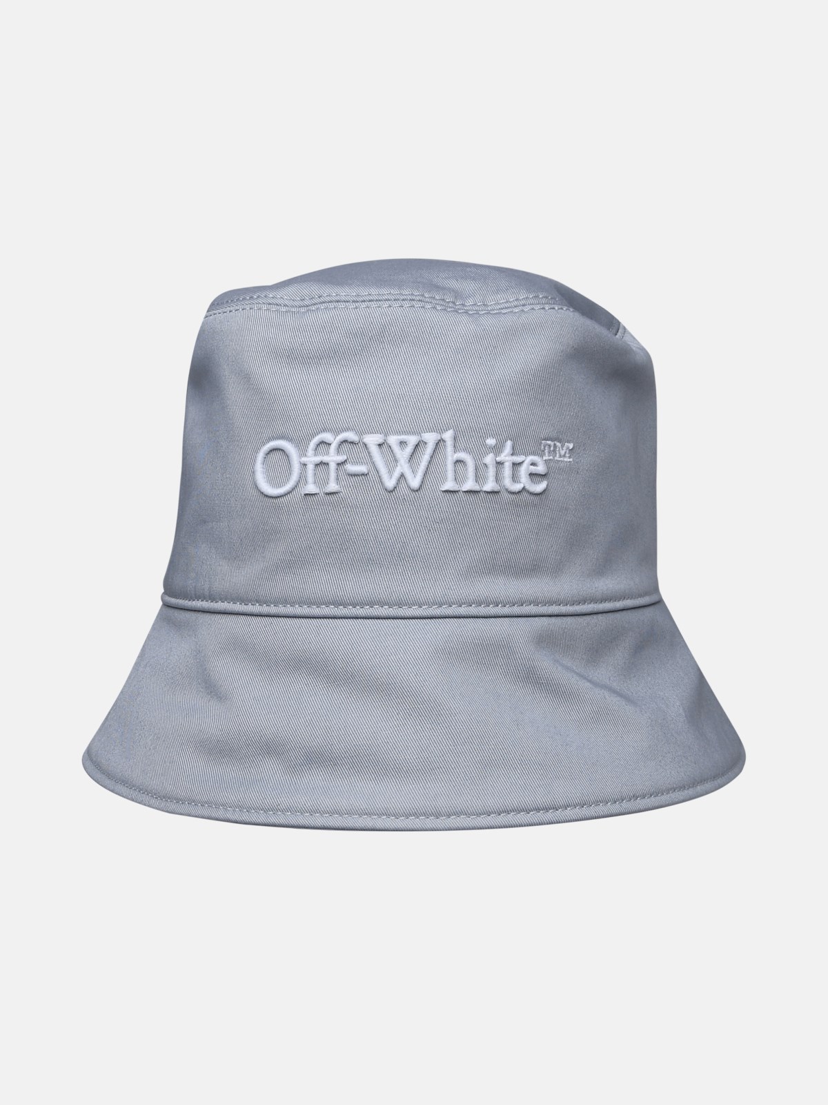 Shop Off-white Ice Cotton Hat In Light Blue