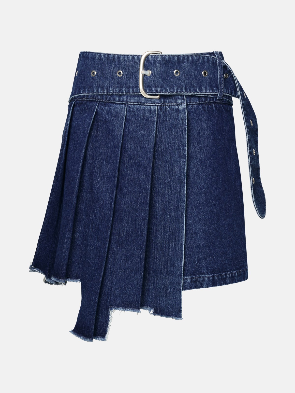 Off-white Blue Demin Skirt