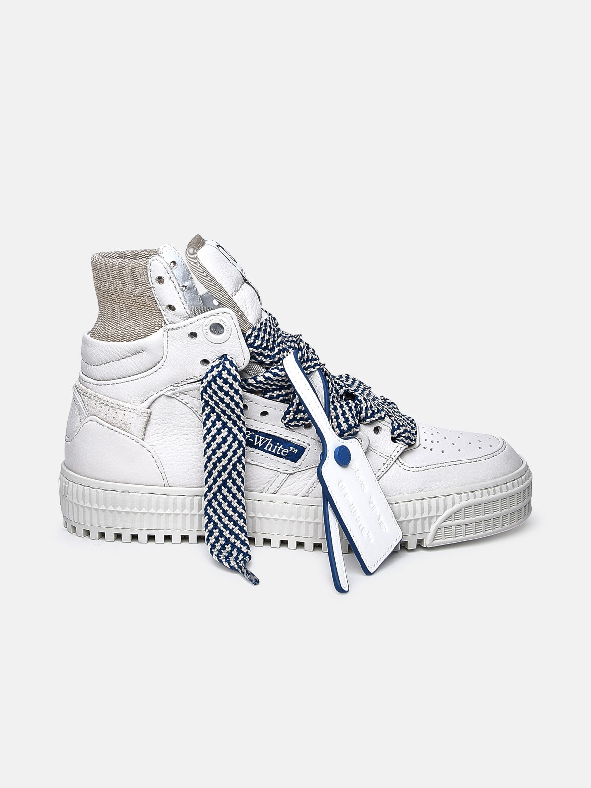 Shop Off-white White Leather Sneakers