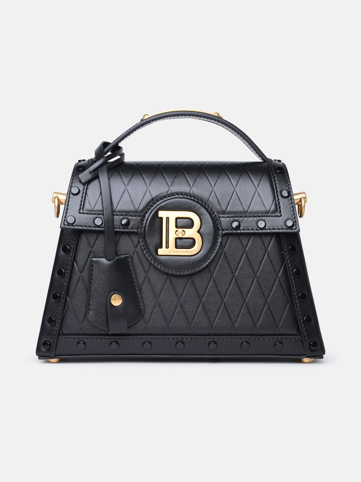 Balmain 'b-buzz Dynasty' Black Leather Bag
