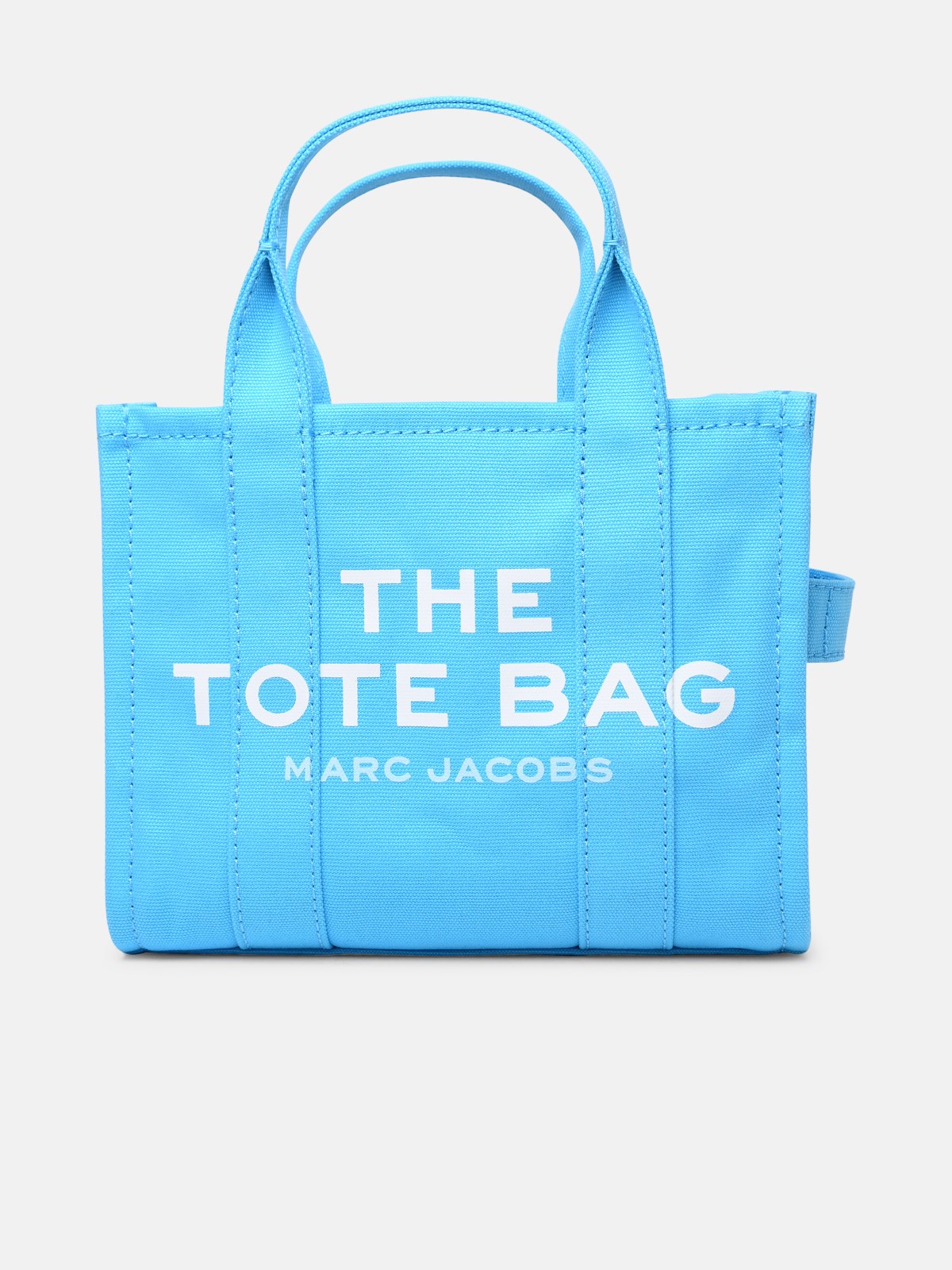 Marc Jacobs 'tote' Turquoise Small Cotton Bag In Light Blue
