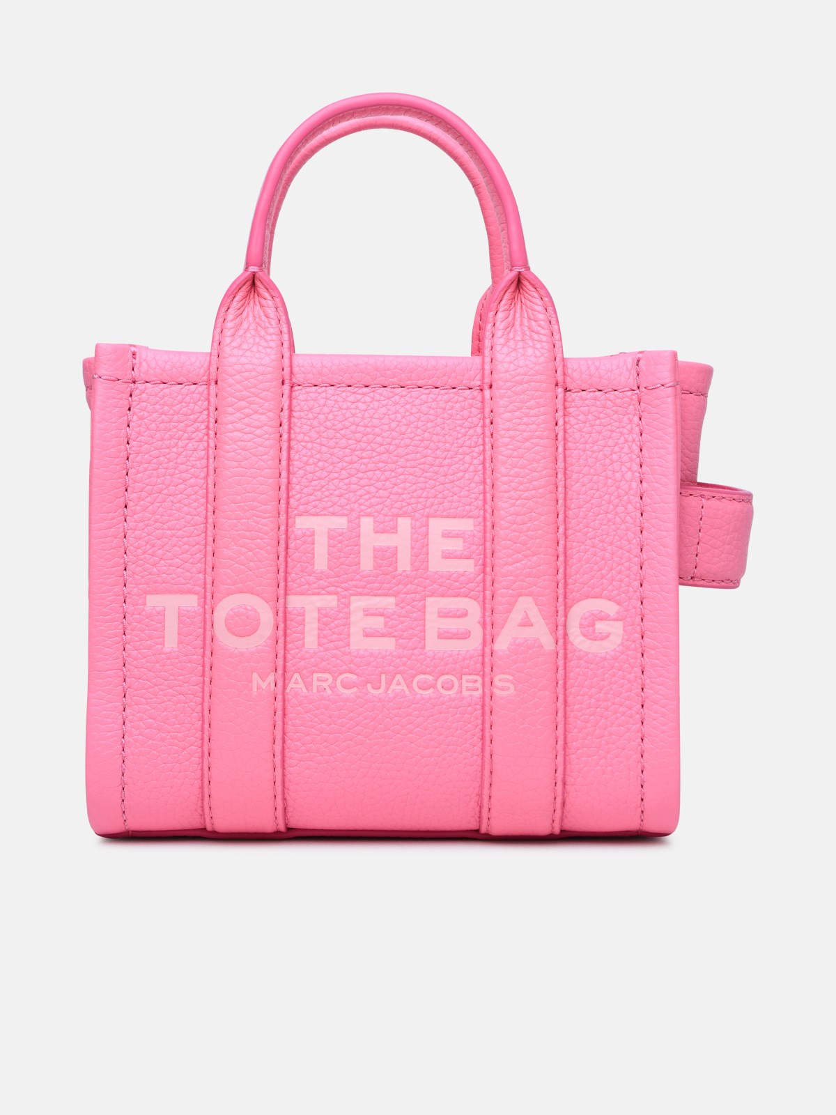 MARC JACOBS 'TOTE' PINK LEATHER MINI BAG