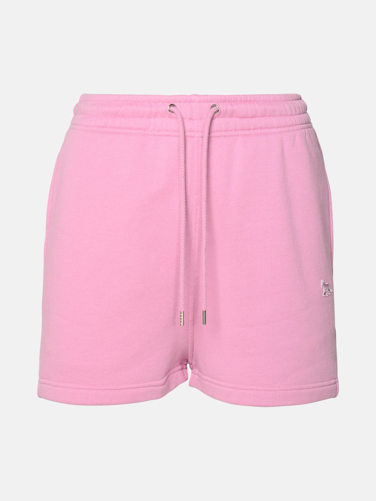 Shop Maison Kitsuné Pink Cotton Shorts