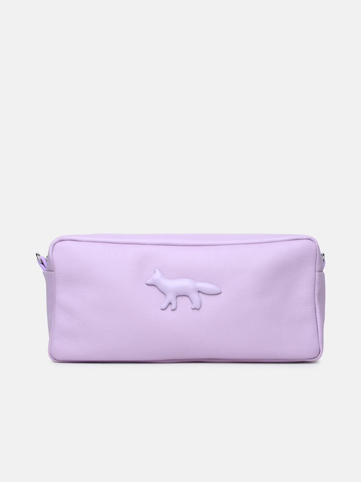 Maison Kitsuné 'cloud' Lilac Leather Bag In Purple