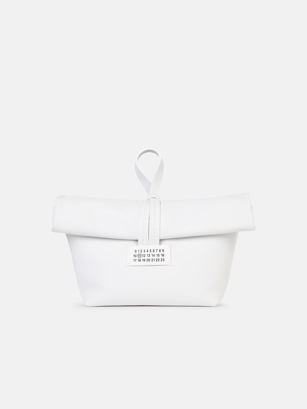 MAISON MARGIELA White Leather Clutch　MAISON MARGIELA ホワイト レザー クラッチ MAISON