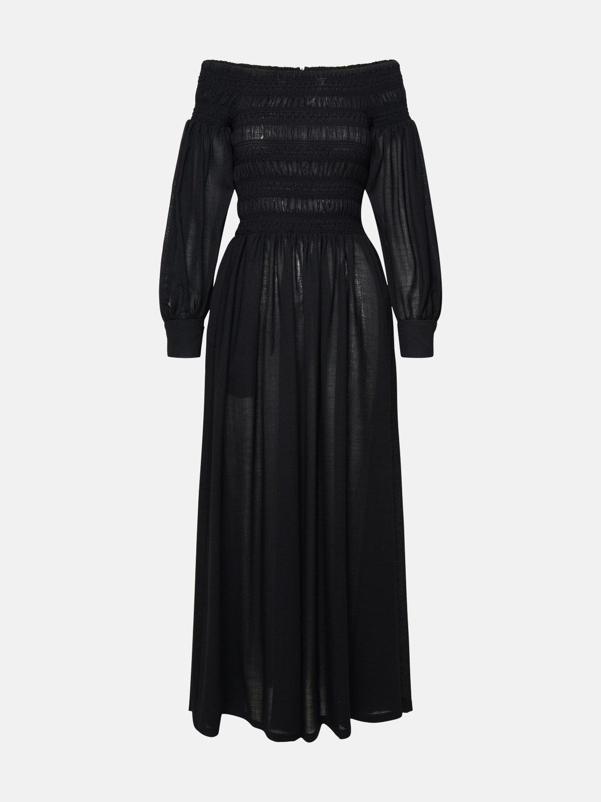 Max Mara Black Virgin Wool Dress