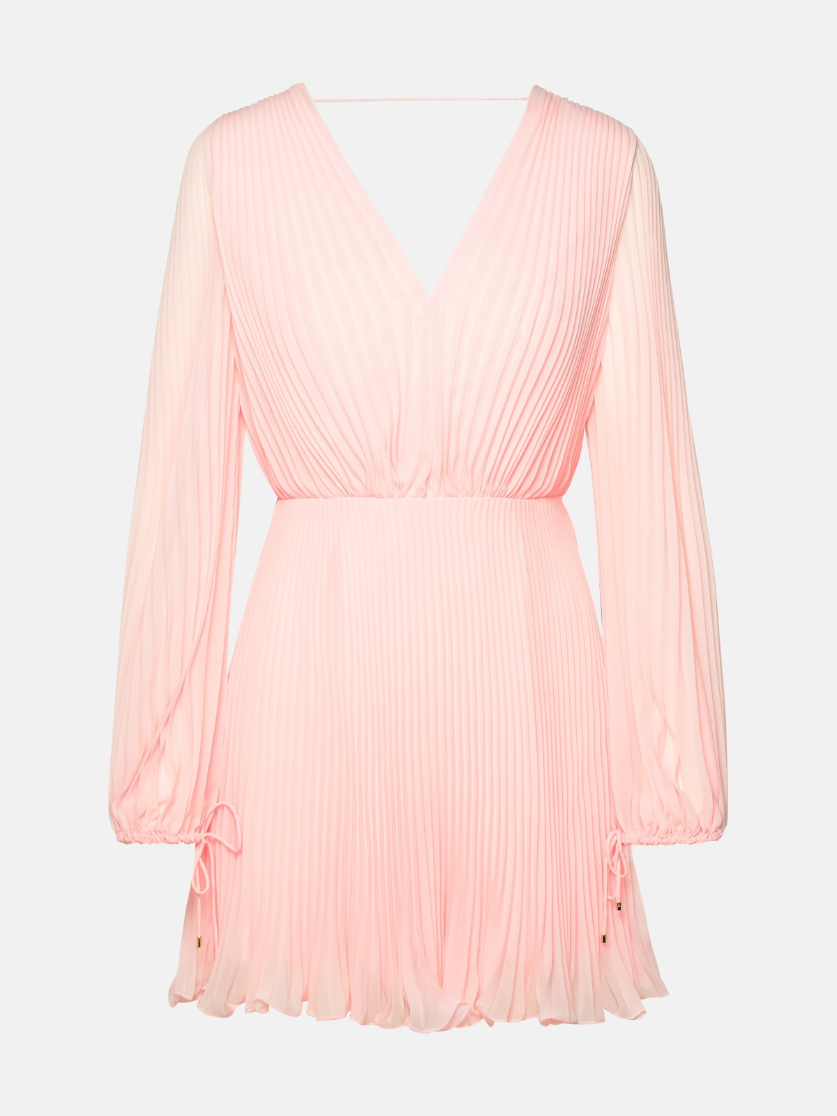 Shop Max Mara 'visita' Pink Polyester Dress
