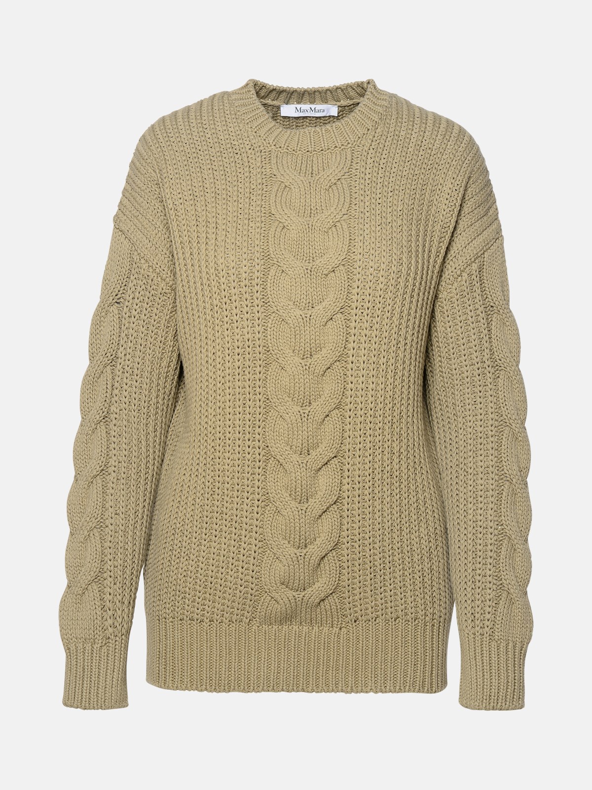 Max Mara Green Cotton Sweater