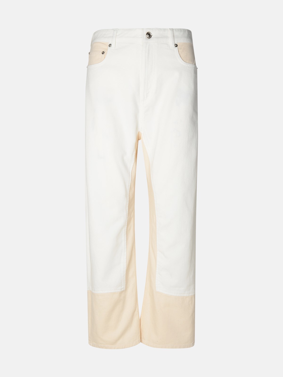 Shop Sportmax Zenica' White Cotton Pants