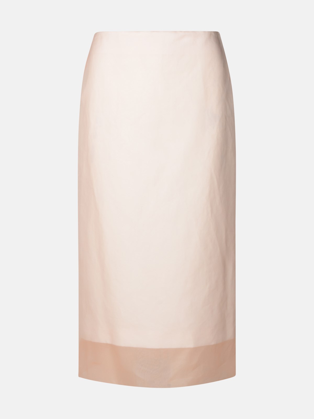 Shop Sportmax 'aceti1234' White Silk Skirt