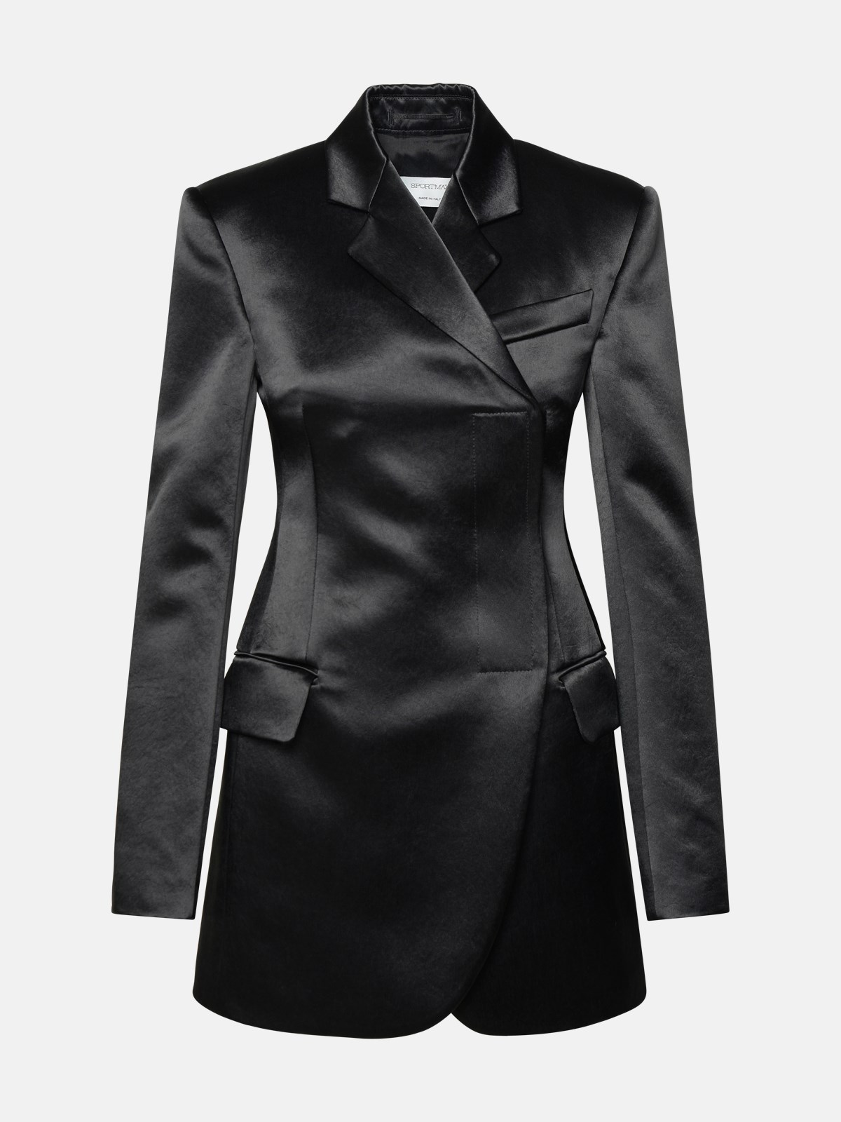 Shop Sportmax 'globale' Acetate Blazer In Black