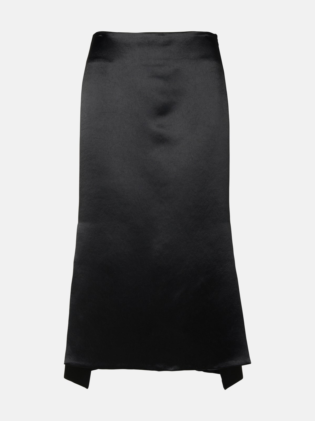 Shop Sportmax 'hudson' Black Acetate Skirt