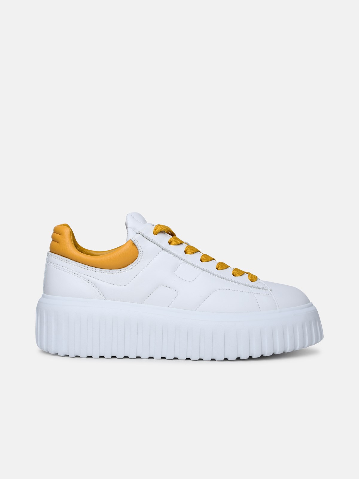 Hogan White Leather Sneakers