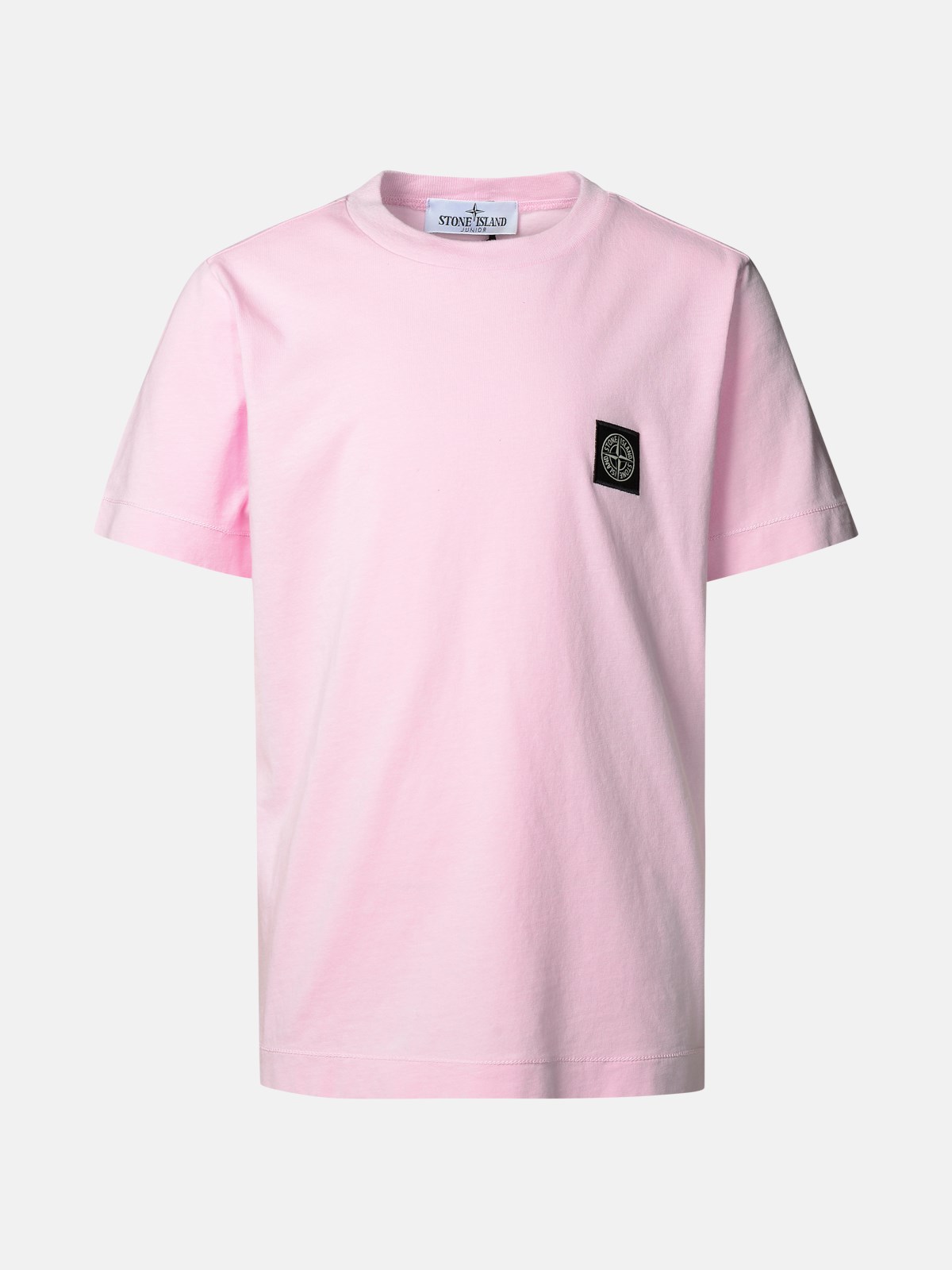 Shop Stone Island Junior T-shirt Logo In Pink