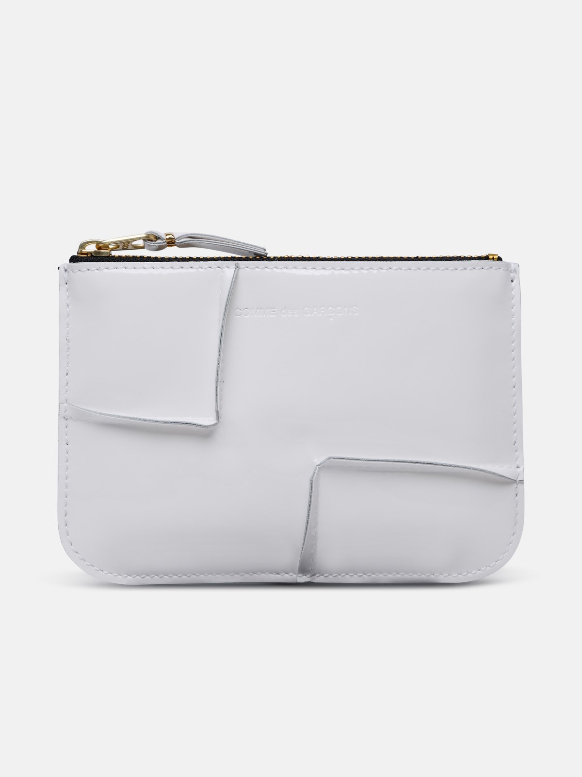 Shop Comme Des Garçons 'medley' White Leather Card Holder