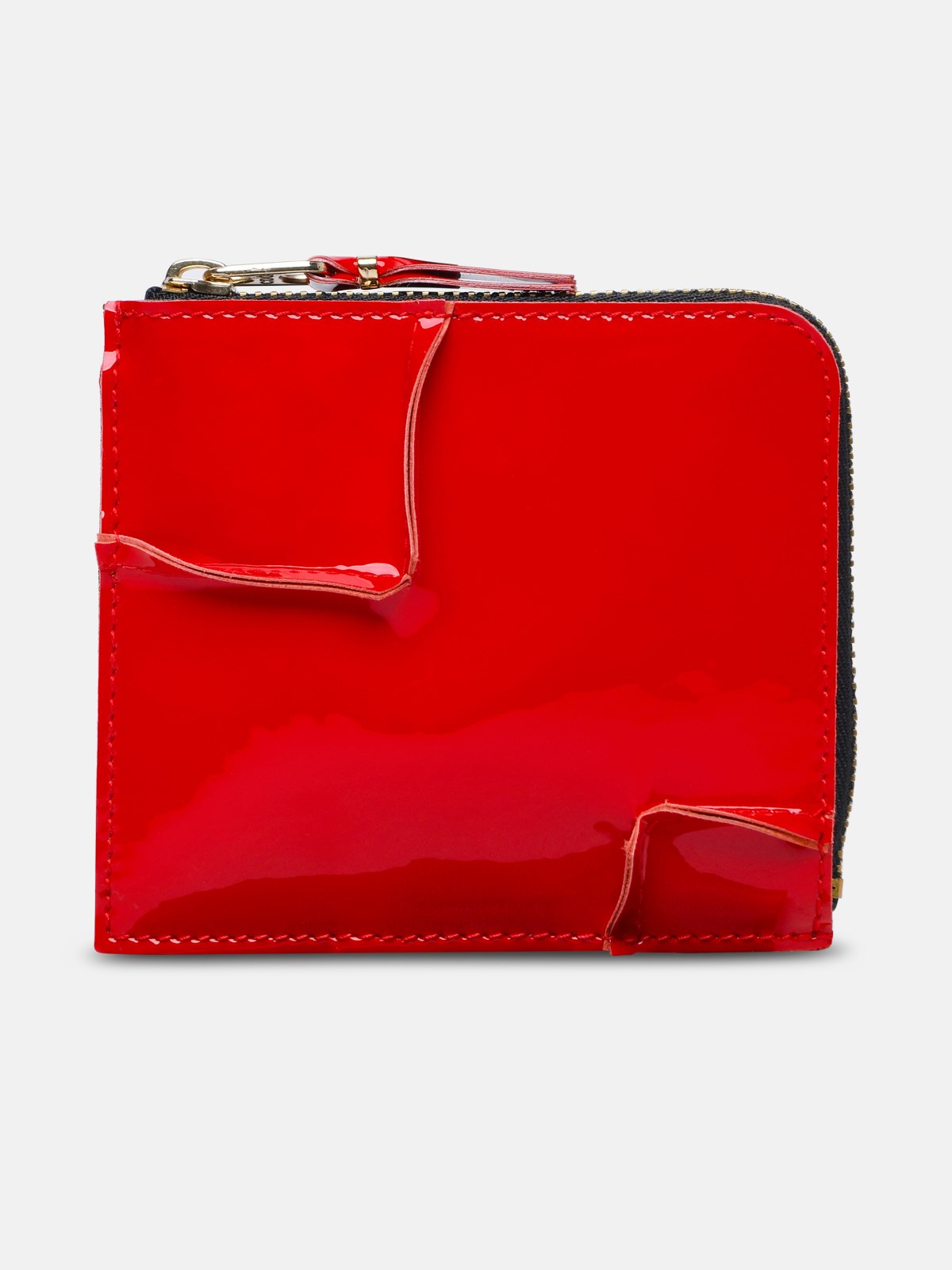 Shop Comme Des Garçons 'medley' Red Leather Wallet