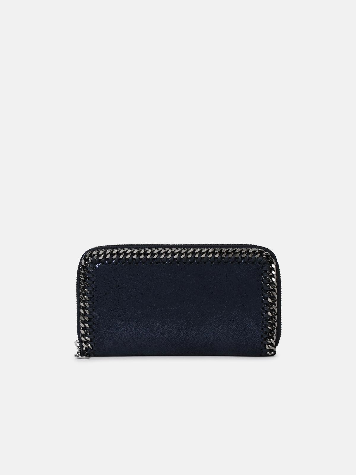 Stella McCartney STELLA Mc CARTNEY Blue Recycled Polyester Wallet　STELLA Mc CARTNEY ブルー リサイクル ポリエステル ウォレット
