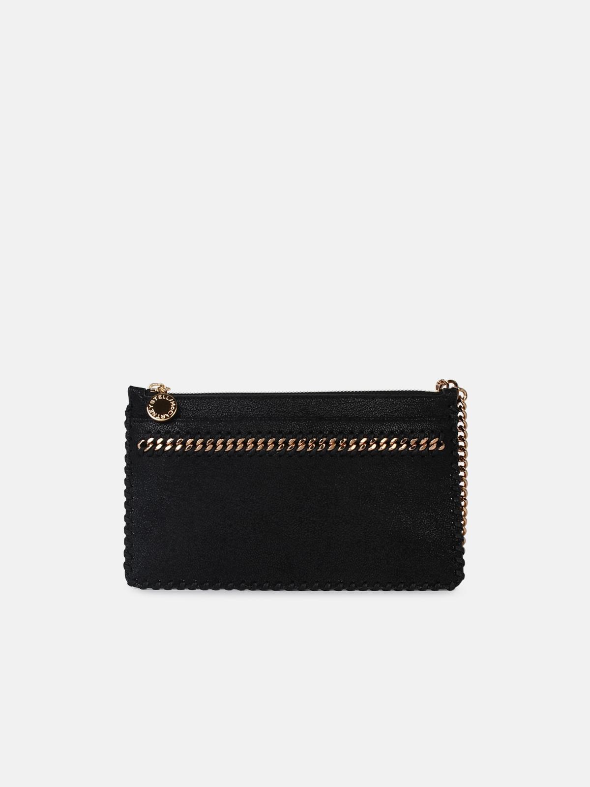 STELLA Mc CARTNEY 'Falabella' Mini Clutch Bag In Black Recycled Polyest