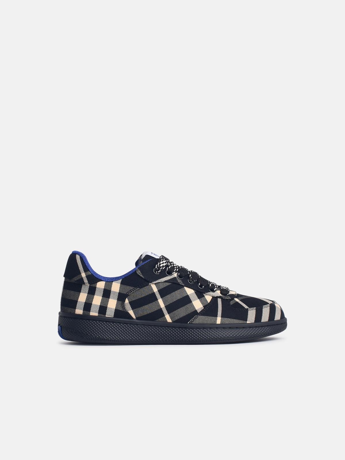 BURBERRY 'TERRACE' BLACK POLYESTER BLEND SNEAKERS 