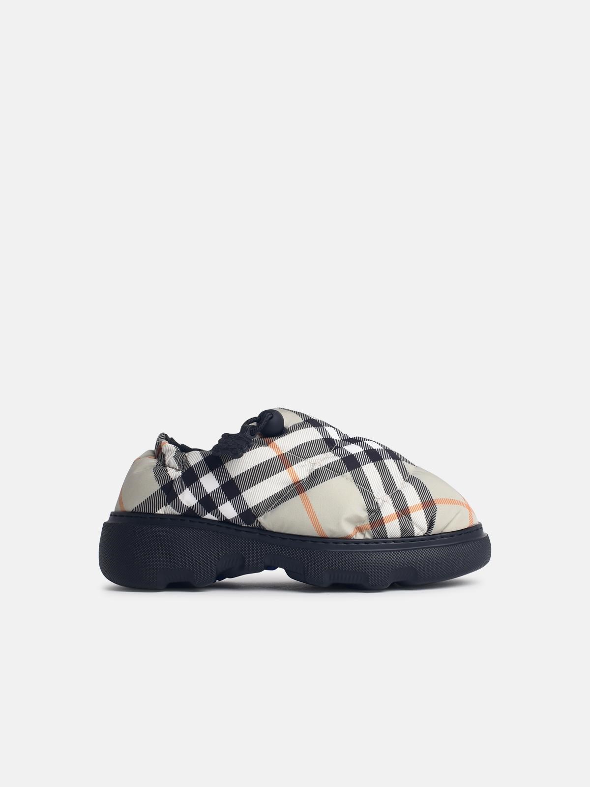 Burberry 'pillow' Light Green Polyamide Blend Slippers In Green