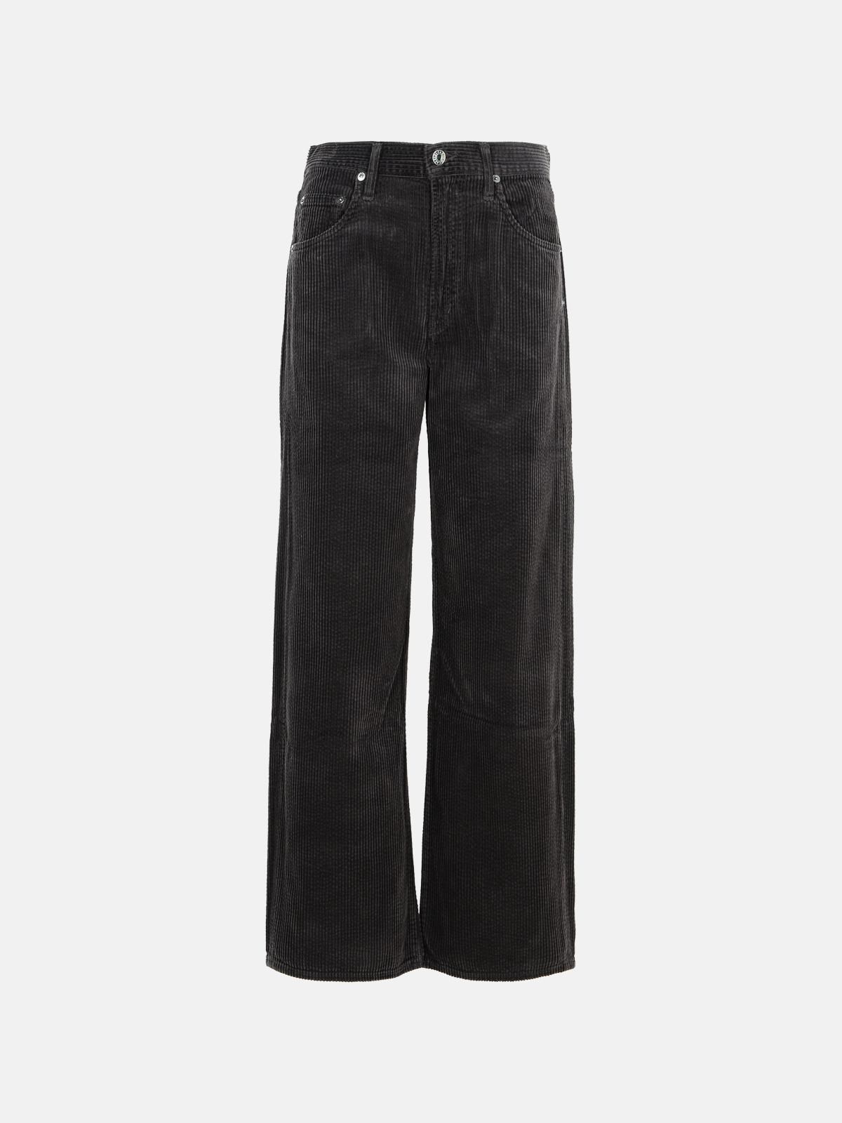 Agolde 'low Curve' Black Cotton Jeans