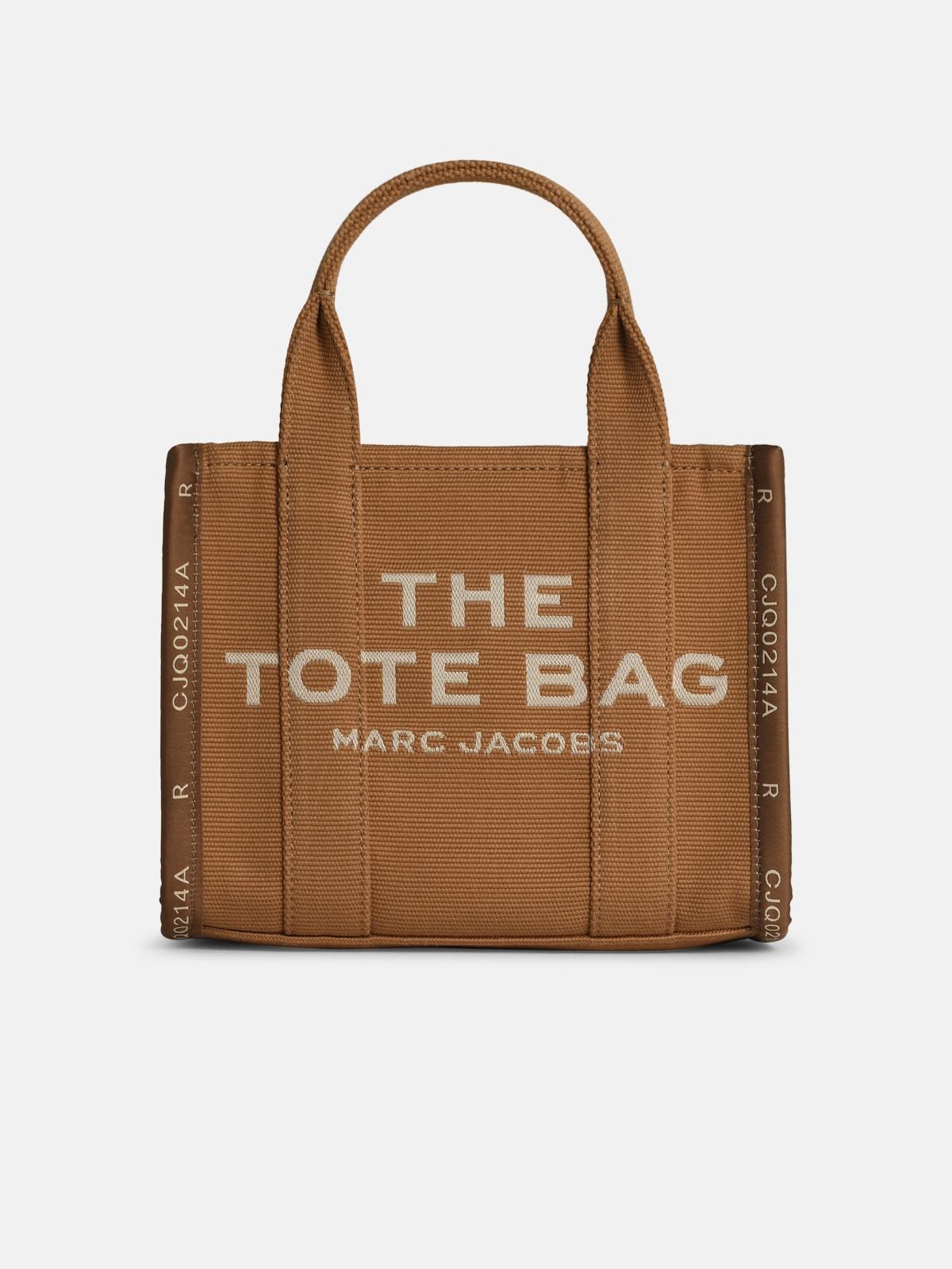 Marc Jacobs 'the Small Tote' Brown Cotton Bag