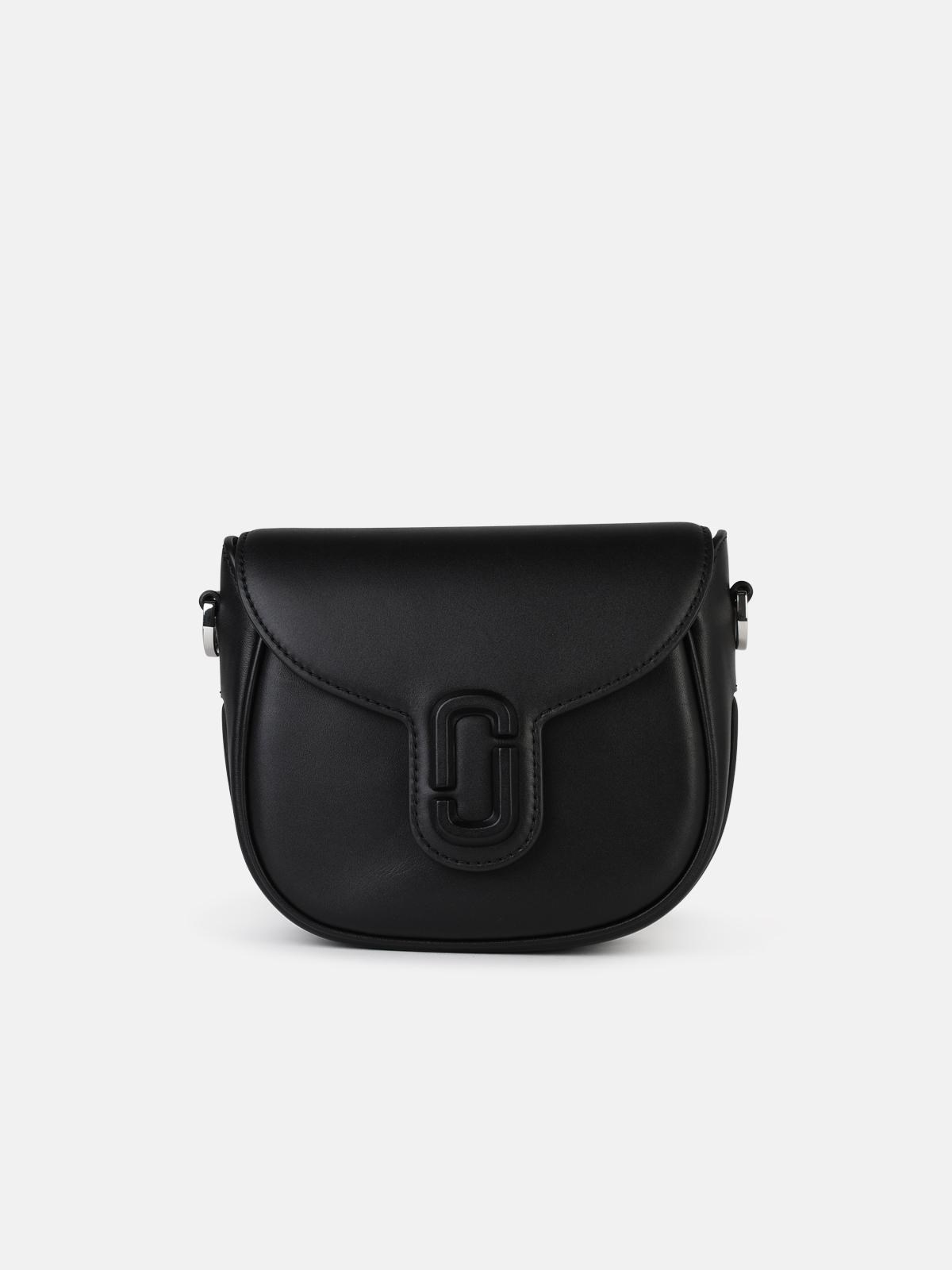 Marc Jacobs 'saddle' Black Leather Bag In Black