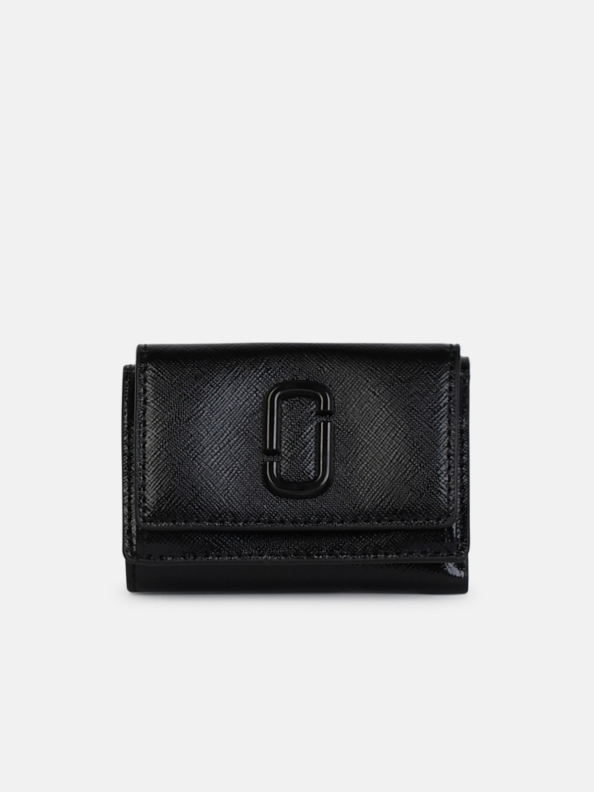 Marc Jacobs 'utility Snapshot' Mini Wallet In Black Leather In Black