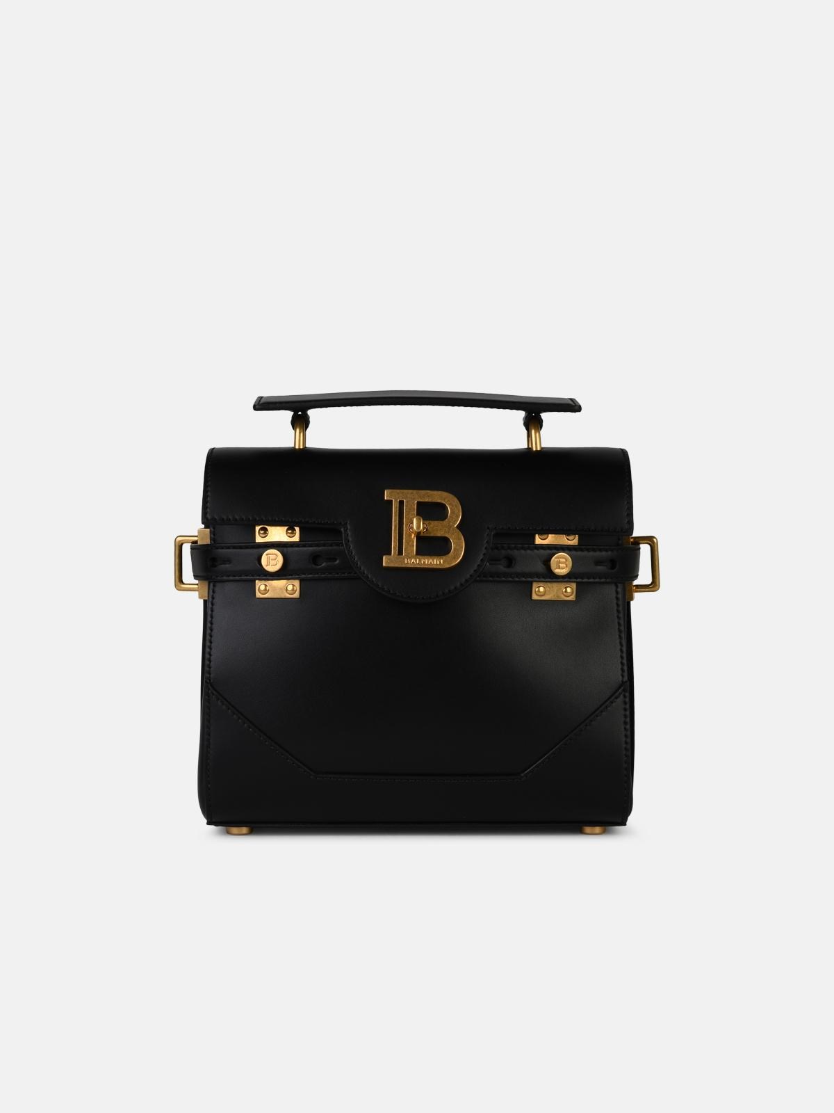 Balmain 'b-buzz 23' Black Leather Bag