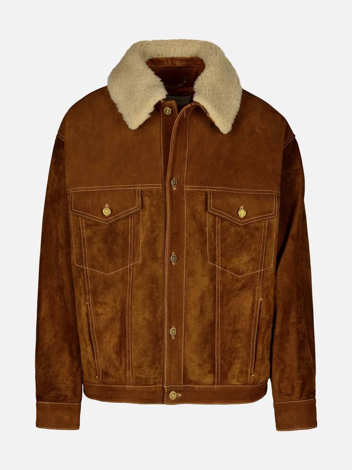 Shop Golden Goose Brown Cowhide Jacket