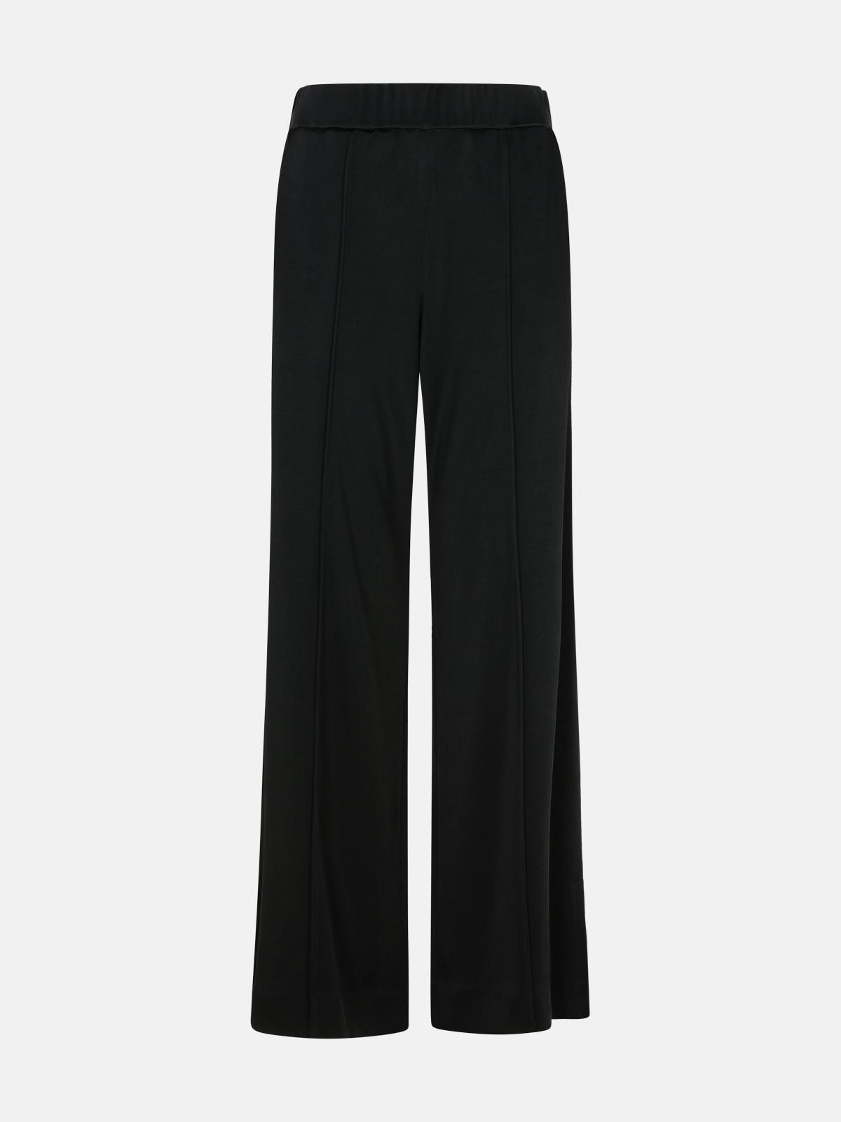 Jil Sander Black Viscose Trousers In Black