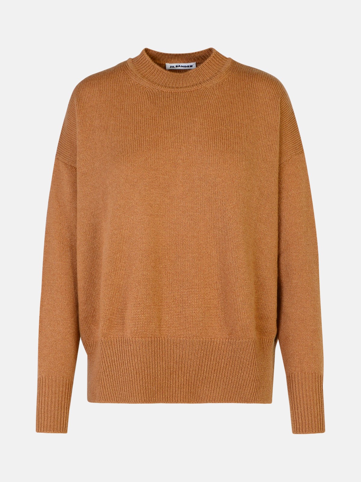 Shop Jil Sander Brown Cashmere Sweater