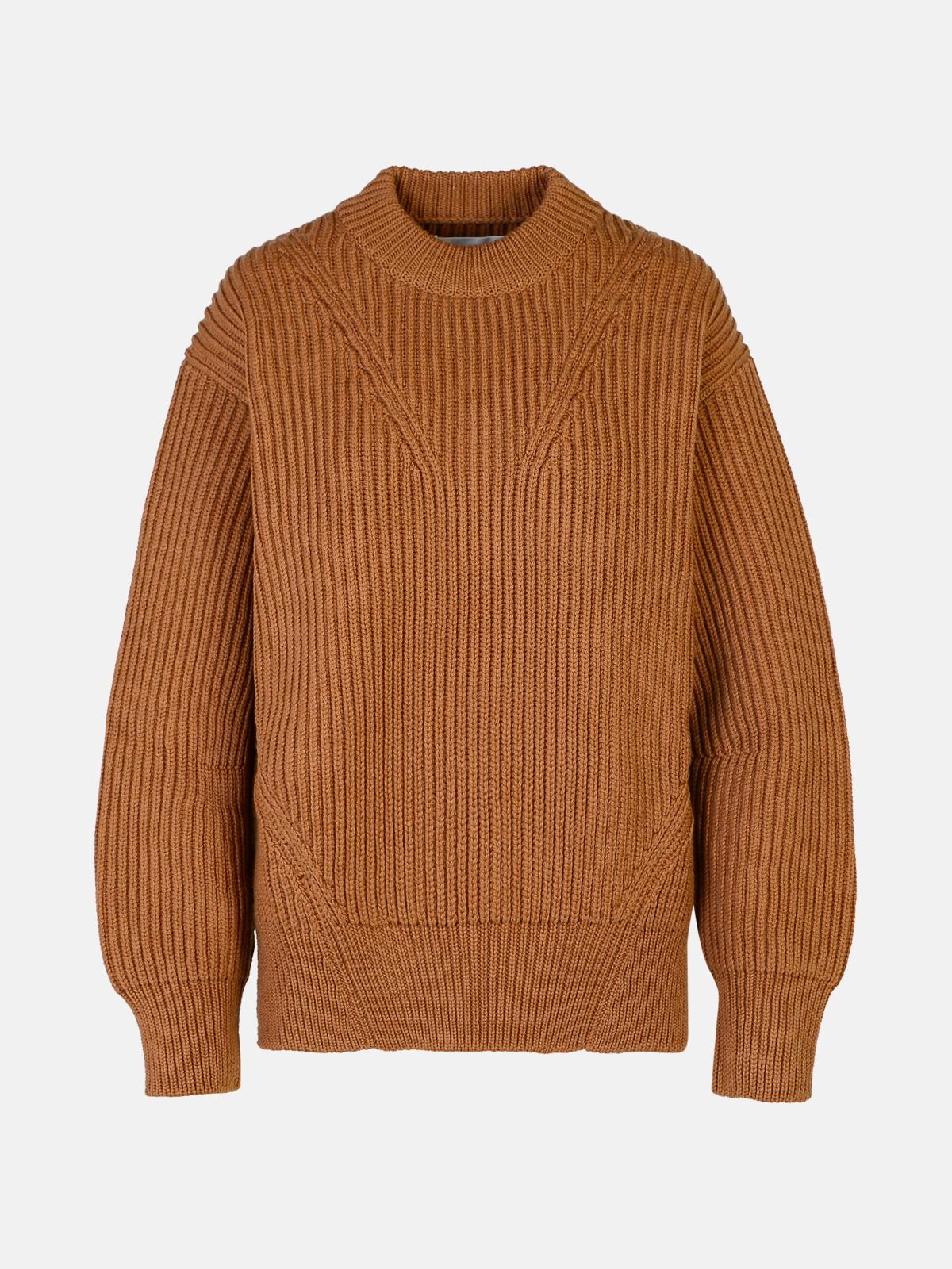 Jil Sander JIL SANDER Brown Wool Sweater　JIL SANDER ブラウン ウール セーター