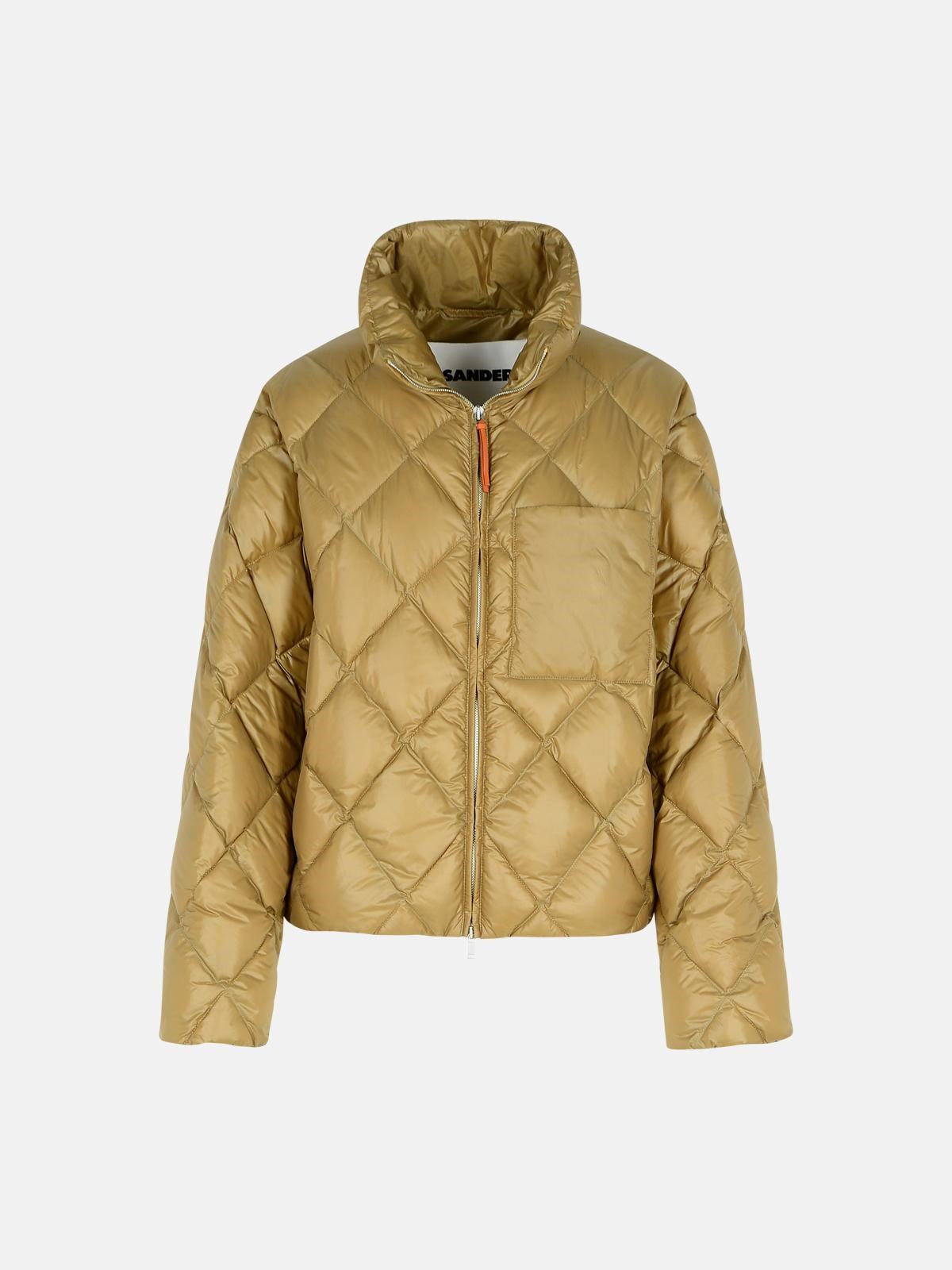 【送料&関税込】Jil Sander Beige Polyamide Down Jacket Jil Sander Beige Polyamide Down Jacket | ModeSens