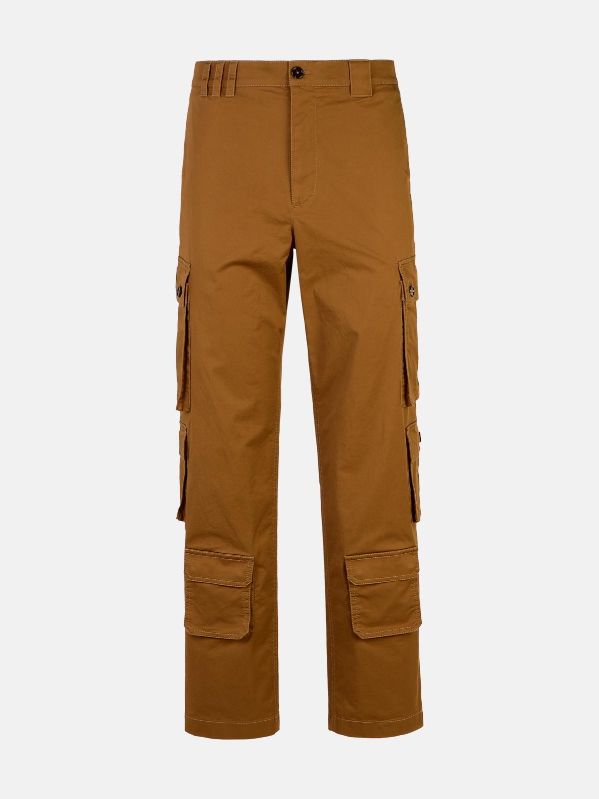 Dolce & Gabbana Brown Cotton Cargo Pants