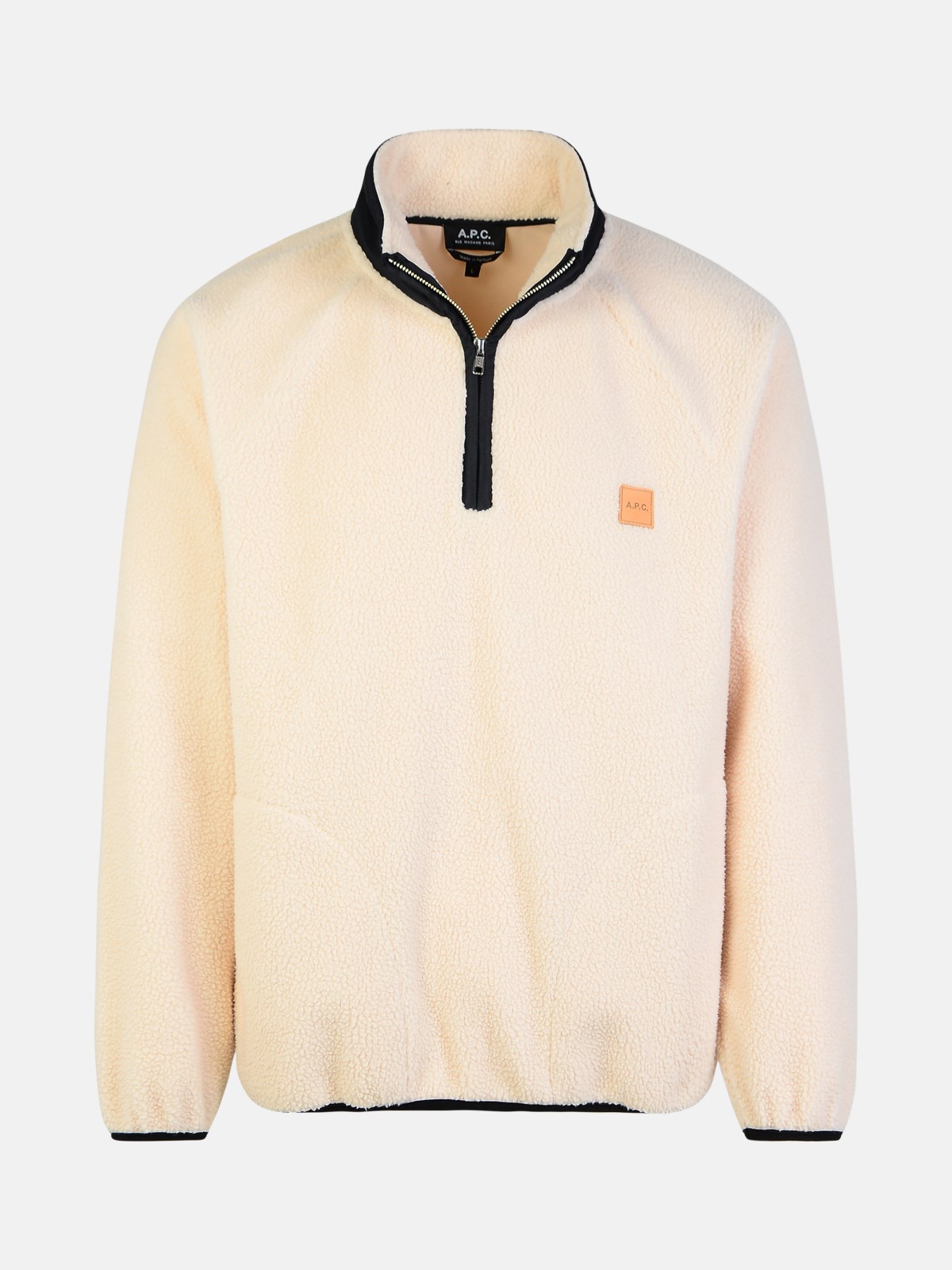 Shop Apc Island' Beige Polyester Fleece