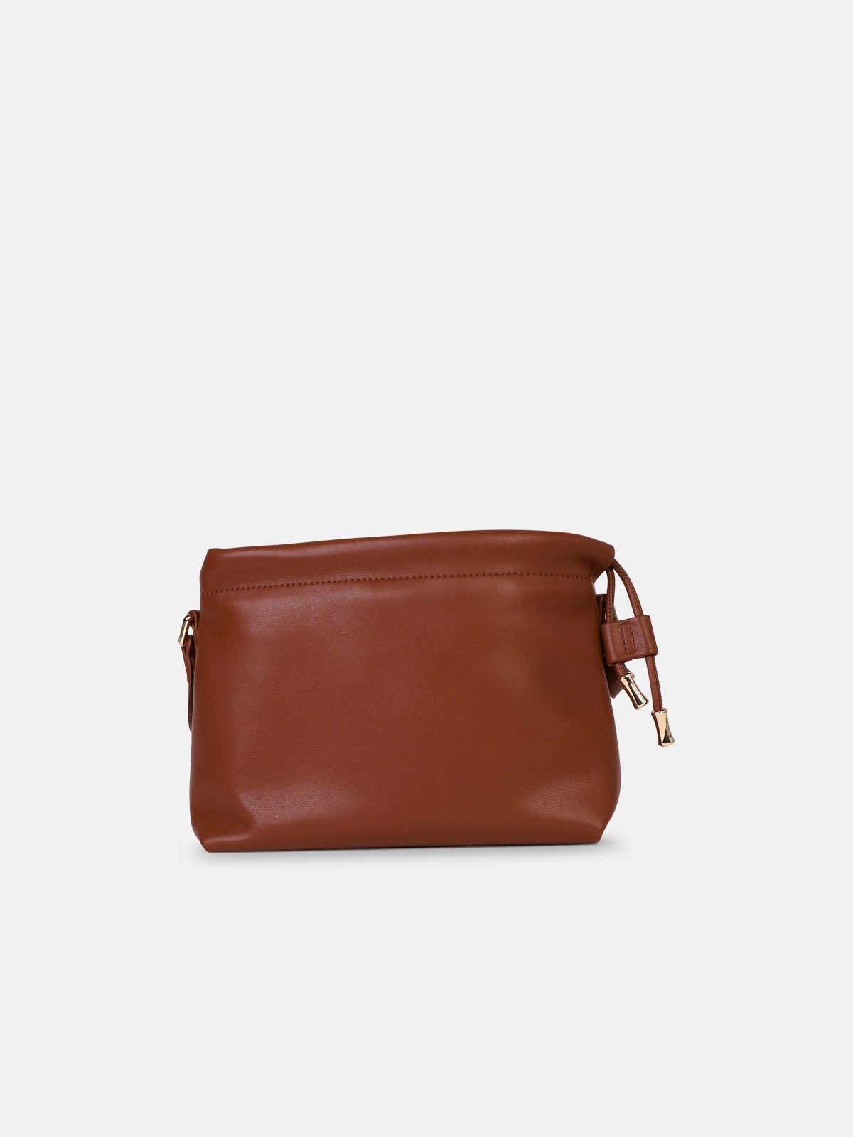Shop Apc Small 'ninon' Crossbody Bag In Hazelnut Eco-leather In Brown